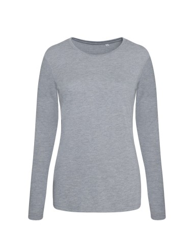 AWD-JT002F-LONG SLEEVE GIRLIE TRI-BLEND T